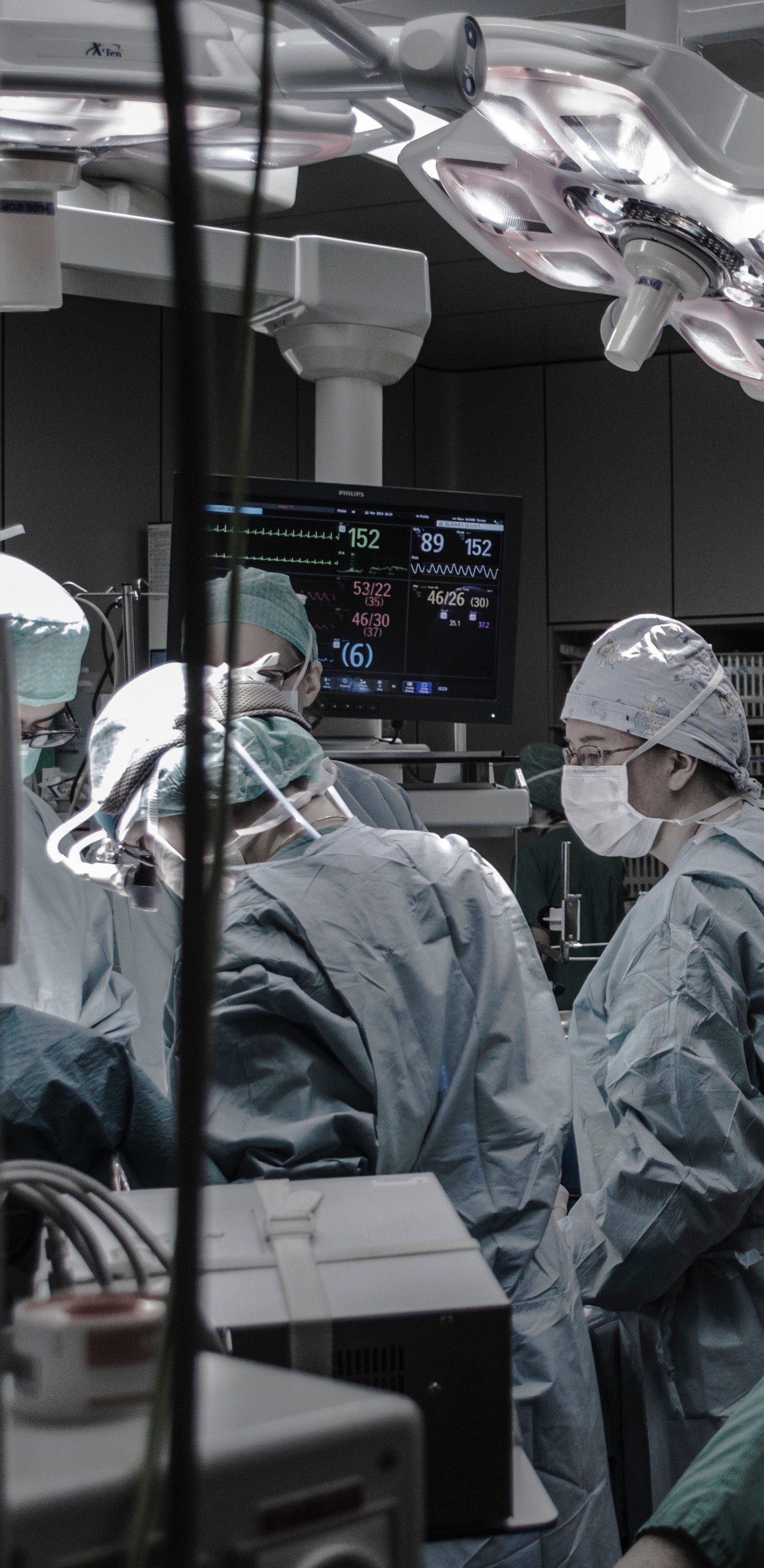 A surgeon's operating room A surgeon's operating room