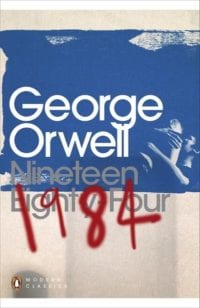 Book cover for 1984 by George Orwell