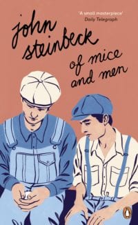 Book cover of Of Mice and Men by John Steinbeck