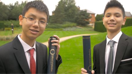 Younger international students at the Oxford summer program