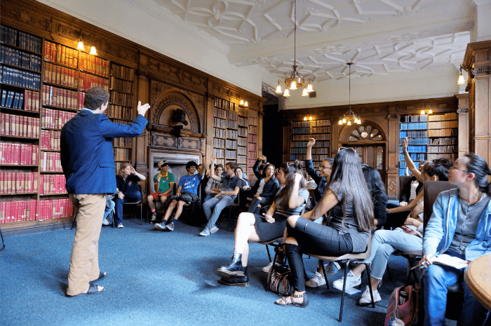 Children attending an Oxford Summer Course