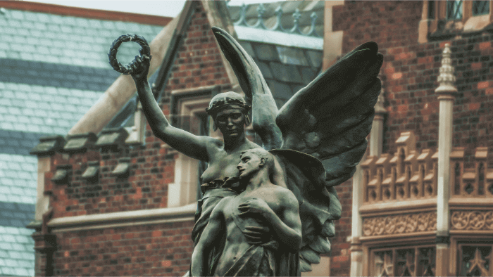 League of Nations War Memorial statue