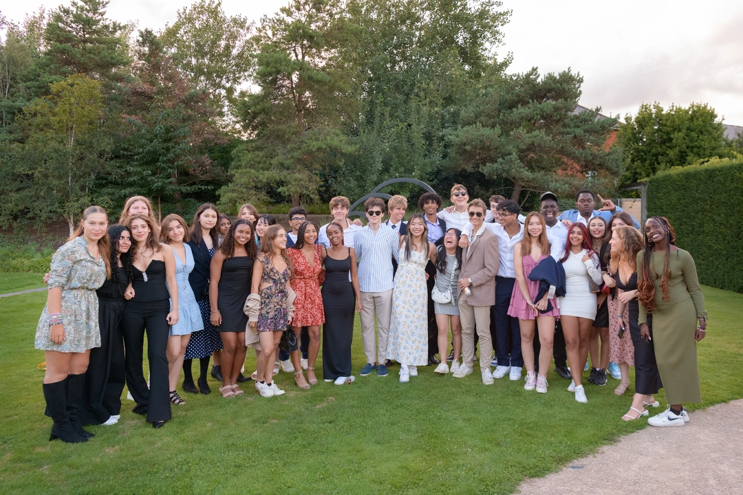 Group of students at an Oxford Scholastica graduation