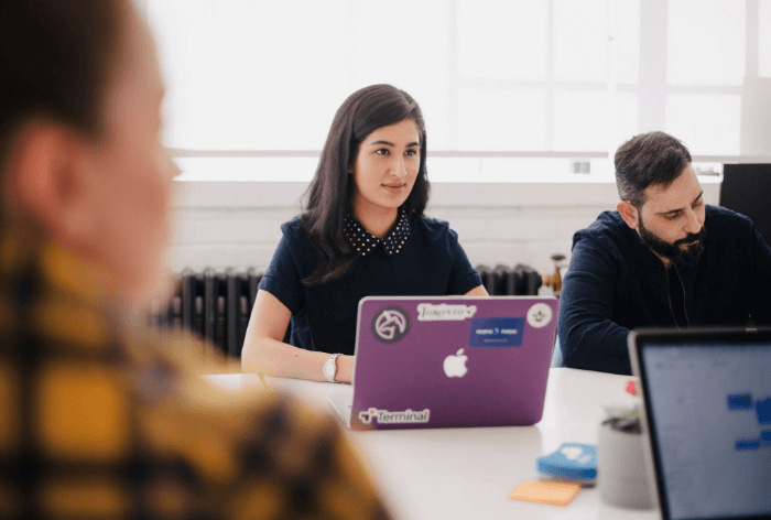 A summer intern taking notes