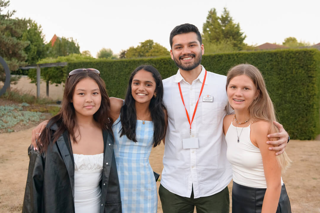 Oxford Scholastica Academy students with staff.