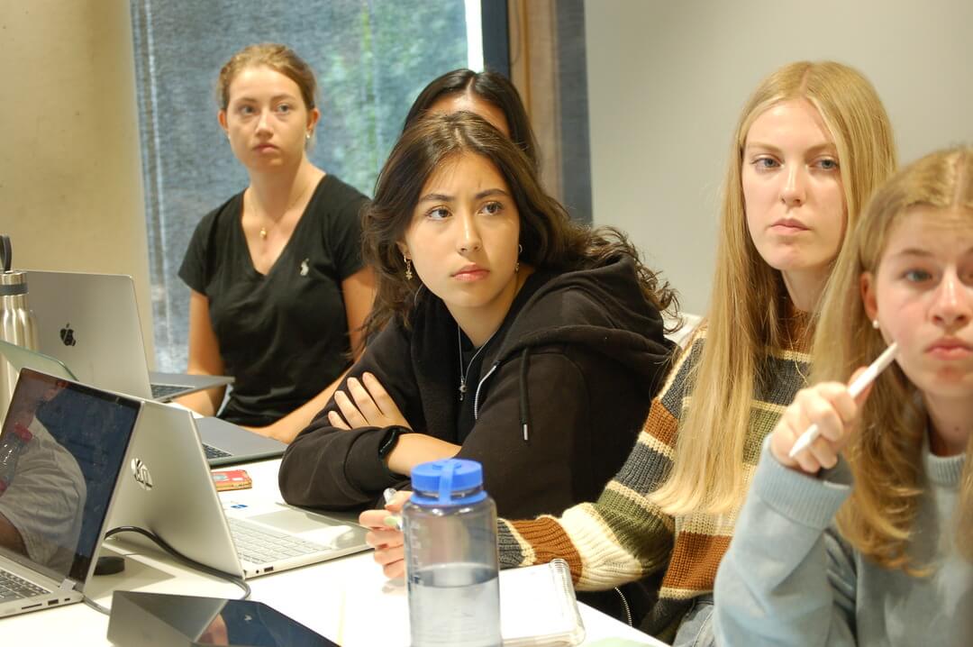 Oxford Scholastica Academy students in class.