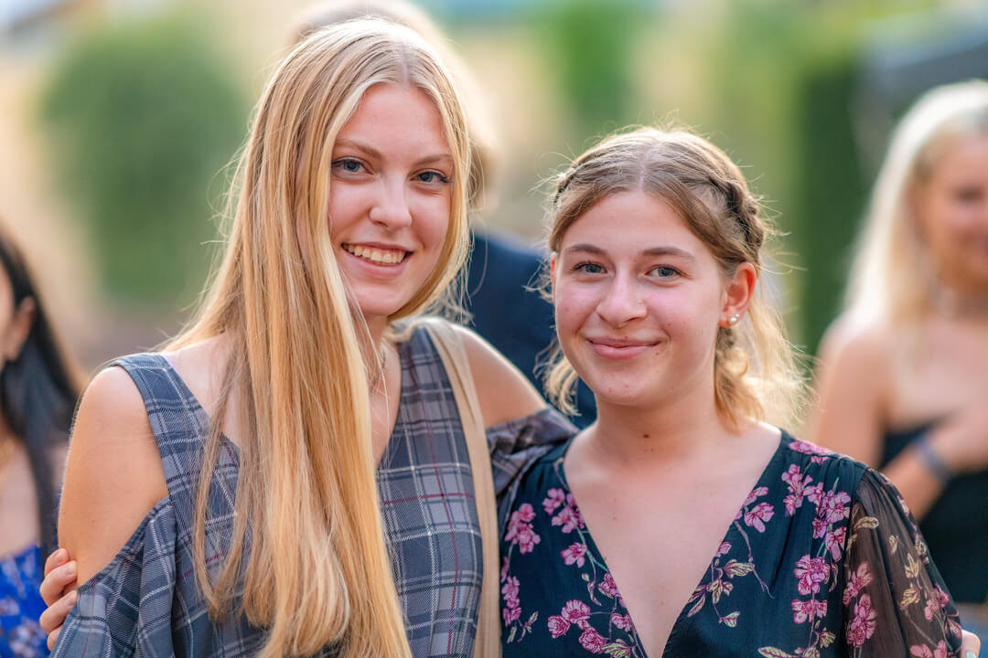 Two Oxford Scholastica Academy students during a summer course for teens.