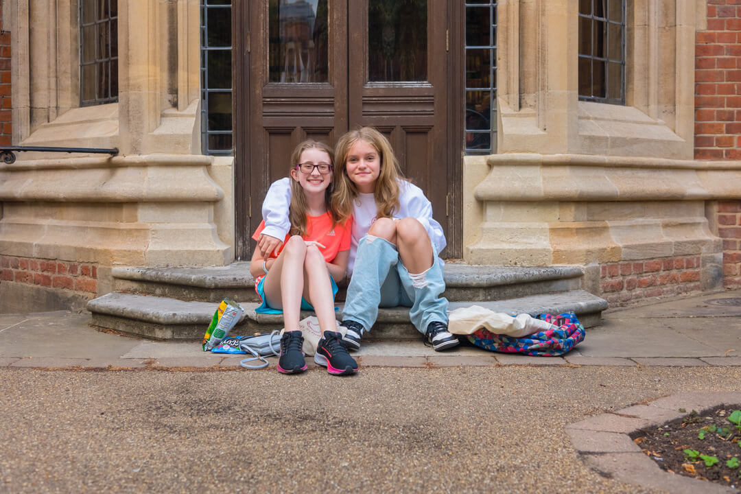 Two Oxford Scholastic students on a residential summer course.