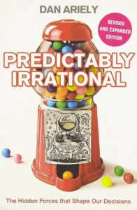 Cover of Predictably Irrational, a popular Psychology book