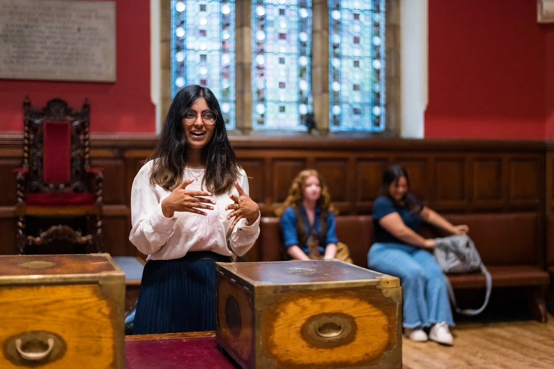 Oxford Scholastica students participating in a Model UN