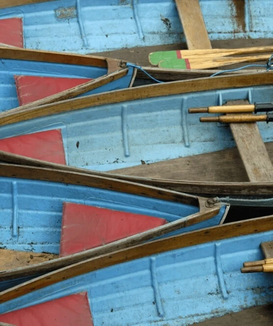 Picture of punts in the river