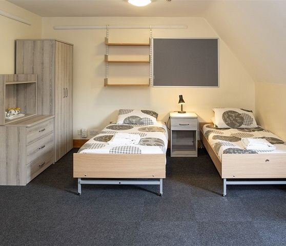 St Anne's standard twin bedroom example
