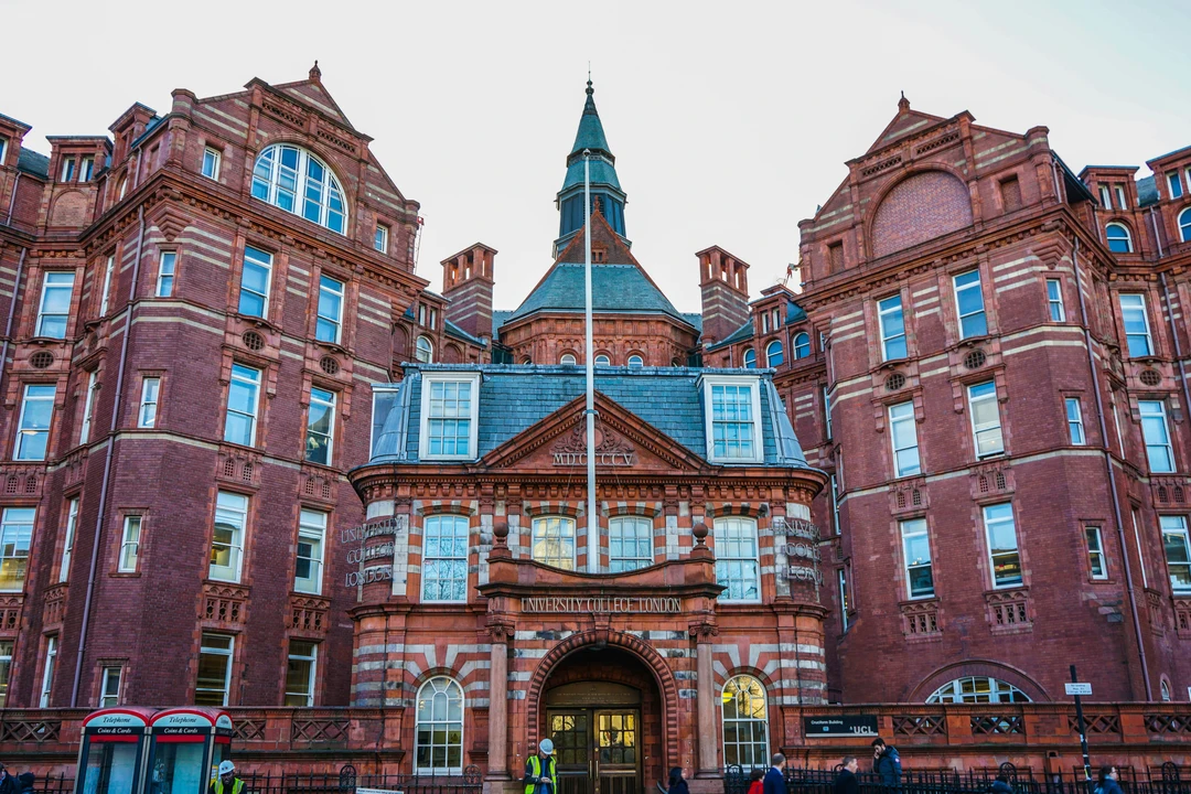 Photograph of the Cruciform building at UCL's medical school