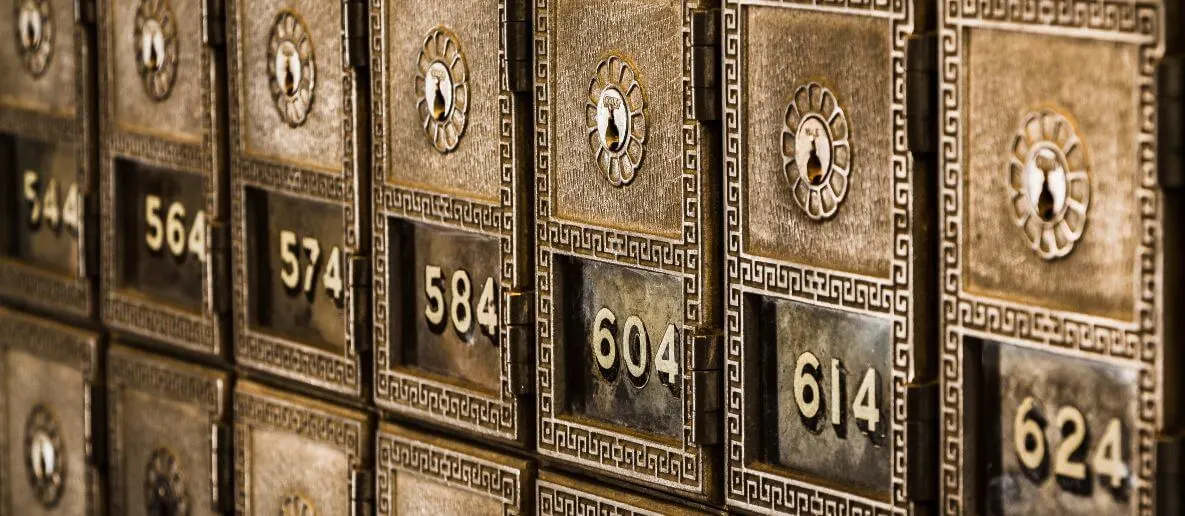 Numbered bank vaults