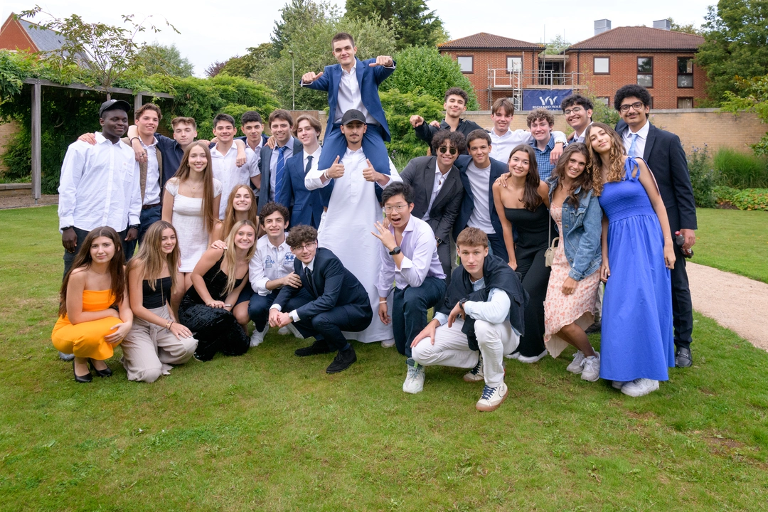 Group of Oxford Scholastica Academy students at graduation