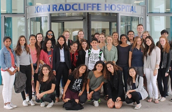 Students at the John Radcliffe Hospital